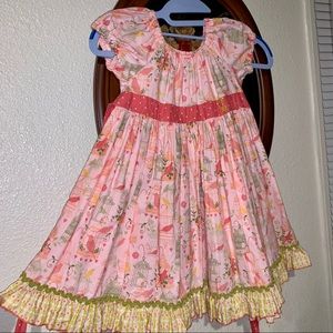 Sz  6 Matilda Jane platinum dress